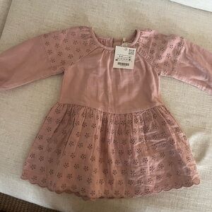 Zara girls dress size 9-12 months tags on